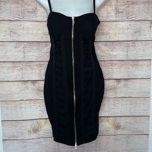 Haute Monde Black Mini Dress